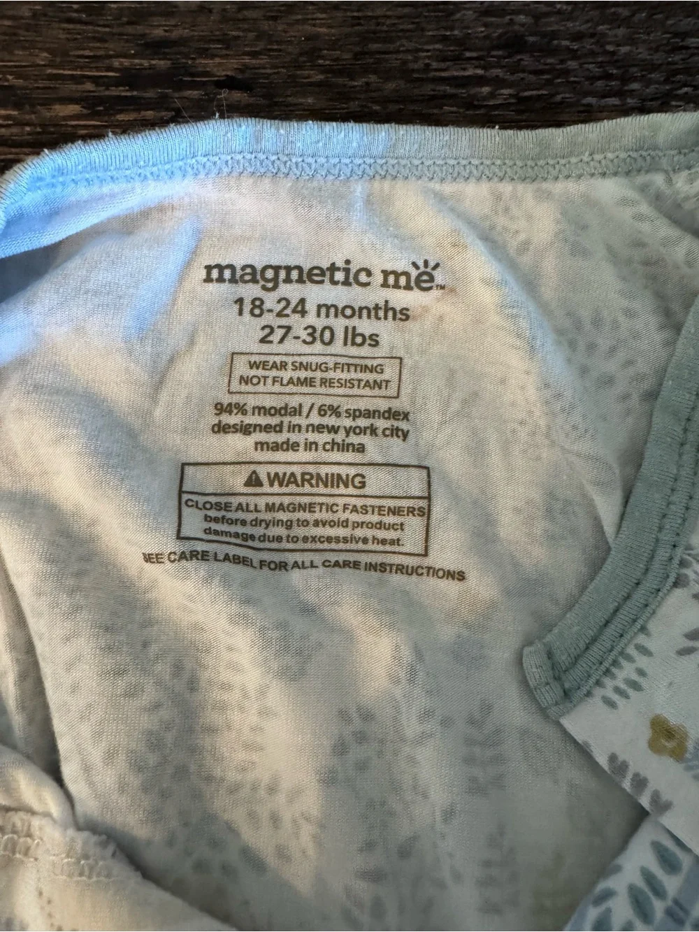 Little Sleepies & Magnetic Me Pajama Onesies Lot 18-24 months